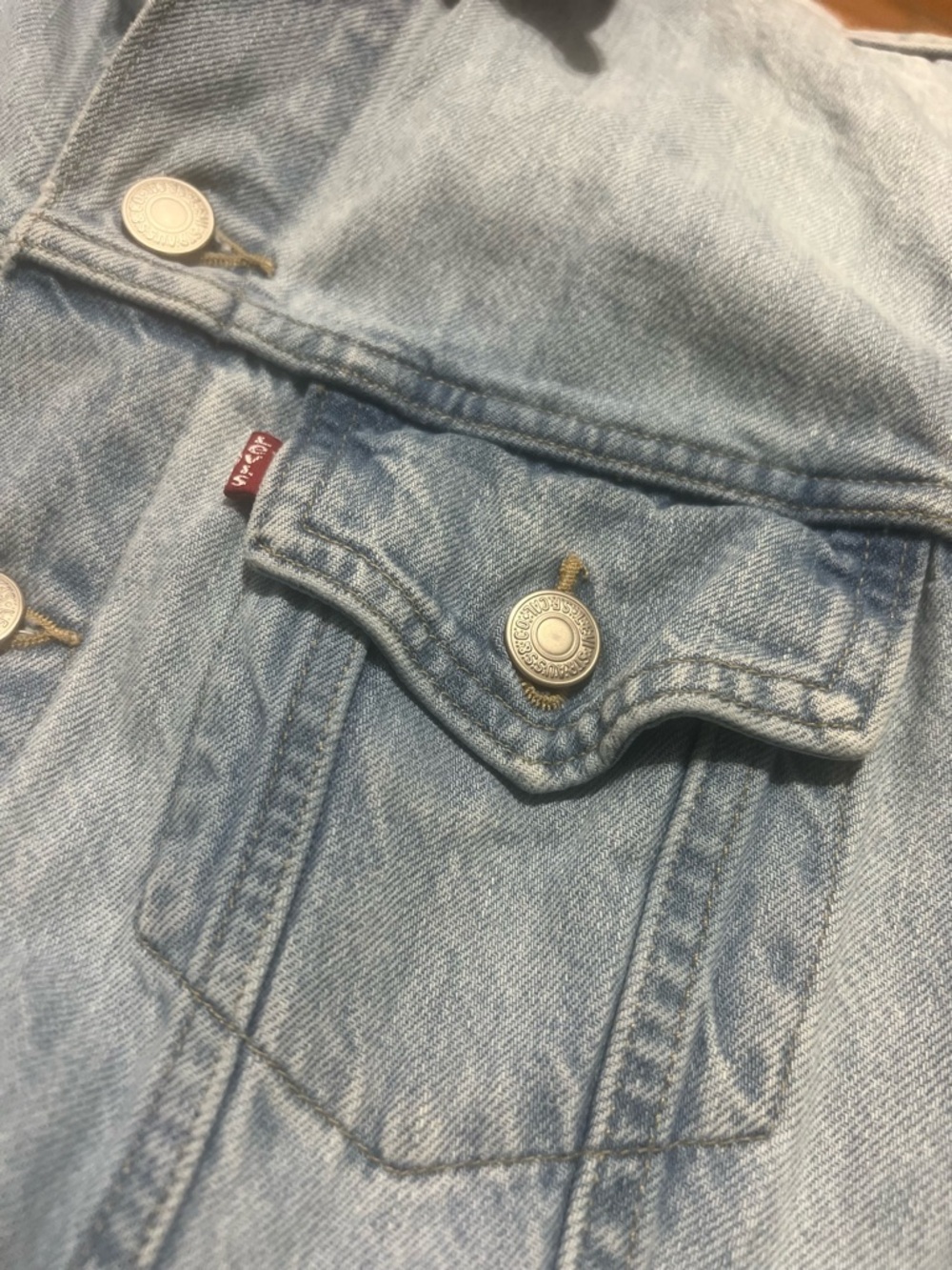Levi's Light Blue Denim Romper - Picture 9 of 11